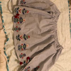 Off the shoulder stretchy top